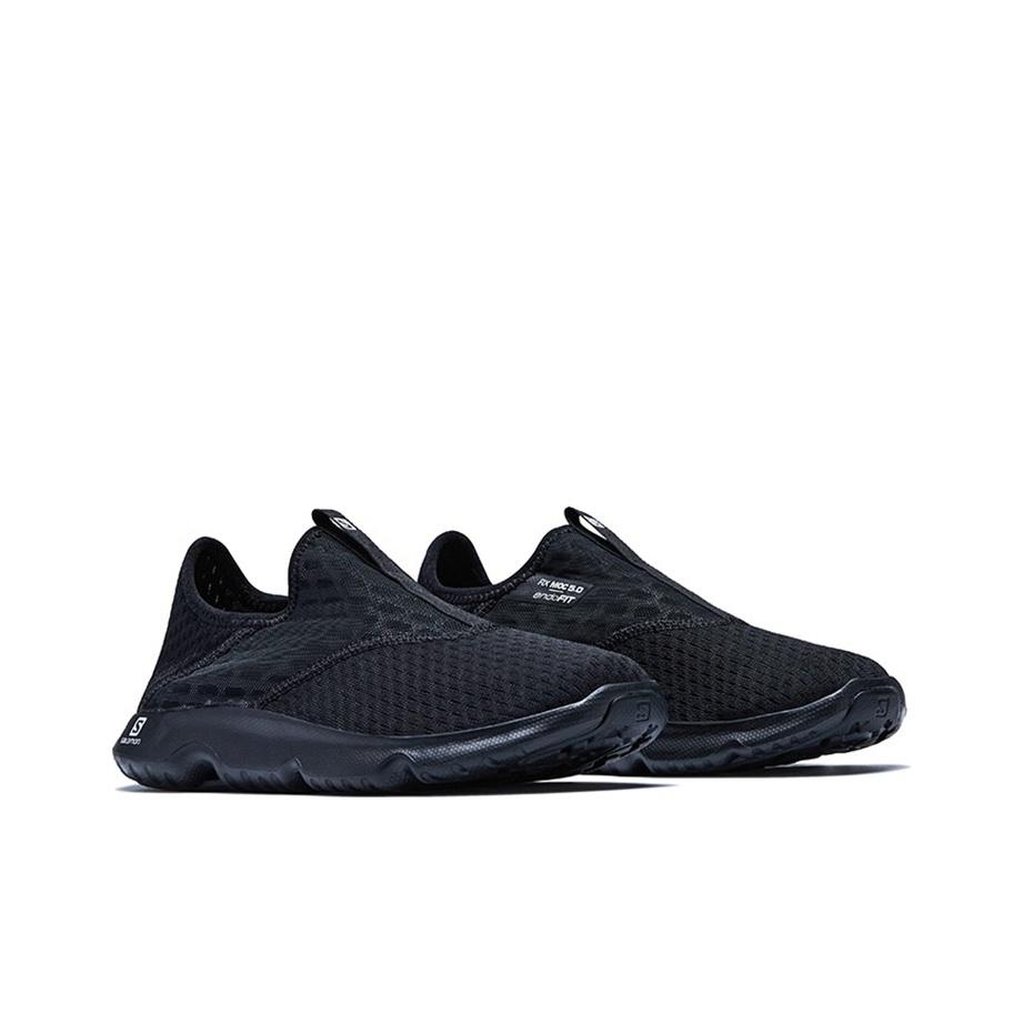 SALOMON Reelax Moc 5.0 W Mesh Round Toe Low Top Running Shoes Women Sneaker Black L41278400