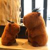 Capybara Rodent Capybara Plush Doll with Hair Cloth Doll with Hair Capybara Plush Toy Cute Doll Soft Capybara Plushie