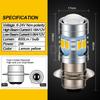 [For Fog Lamps Only] Ruiandsion H6M LED Bulb, Yellow Color,