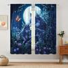 2-Panels Wolf in The Moonlight of The Forest Curtains   Versatile Design Suitable for Any Style   Creating a Peaceful Living Space