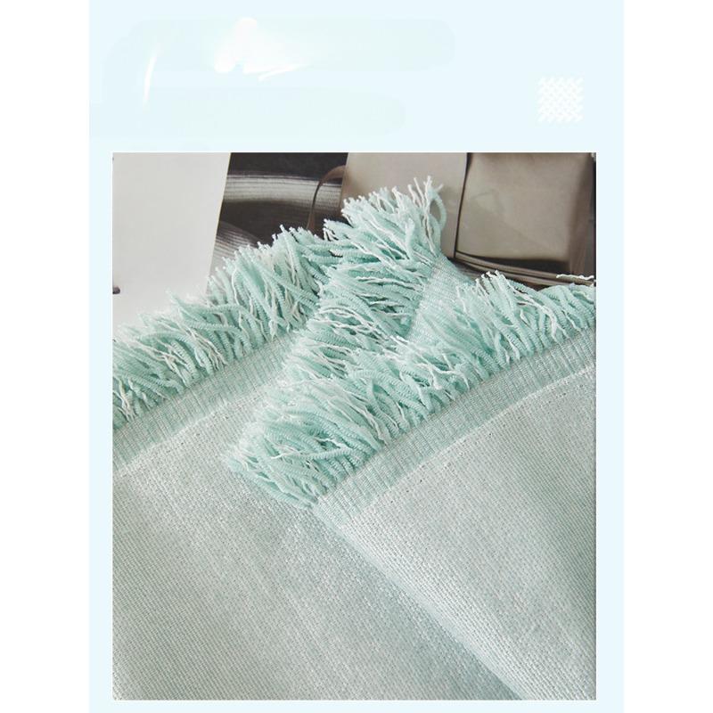 Chenille Solid Color Sofa Cover Towel Four Seasons Universal Multi-Functional Ins Style Non-Slip Sofa Blanket
