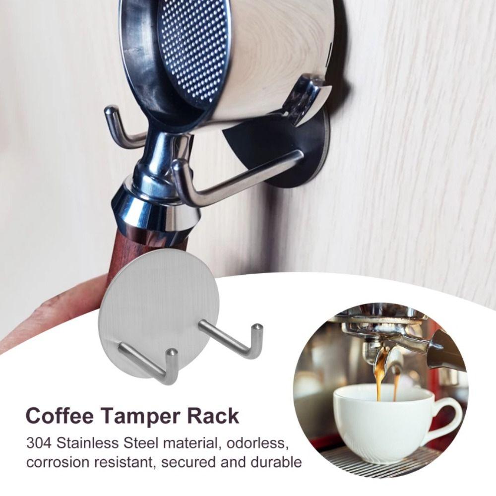 

Держатель фильтра для кофейного дна без перфорации, держатель для ручек для кофейных принадлежностей, подставка для темперирования кофе 01