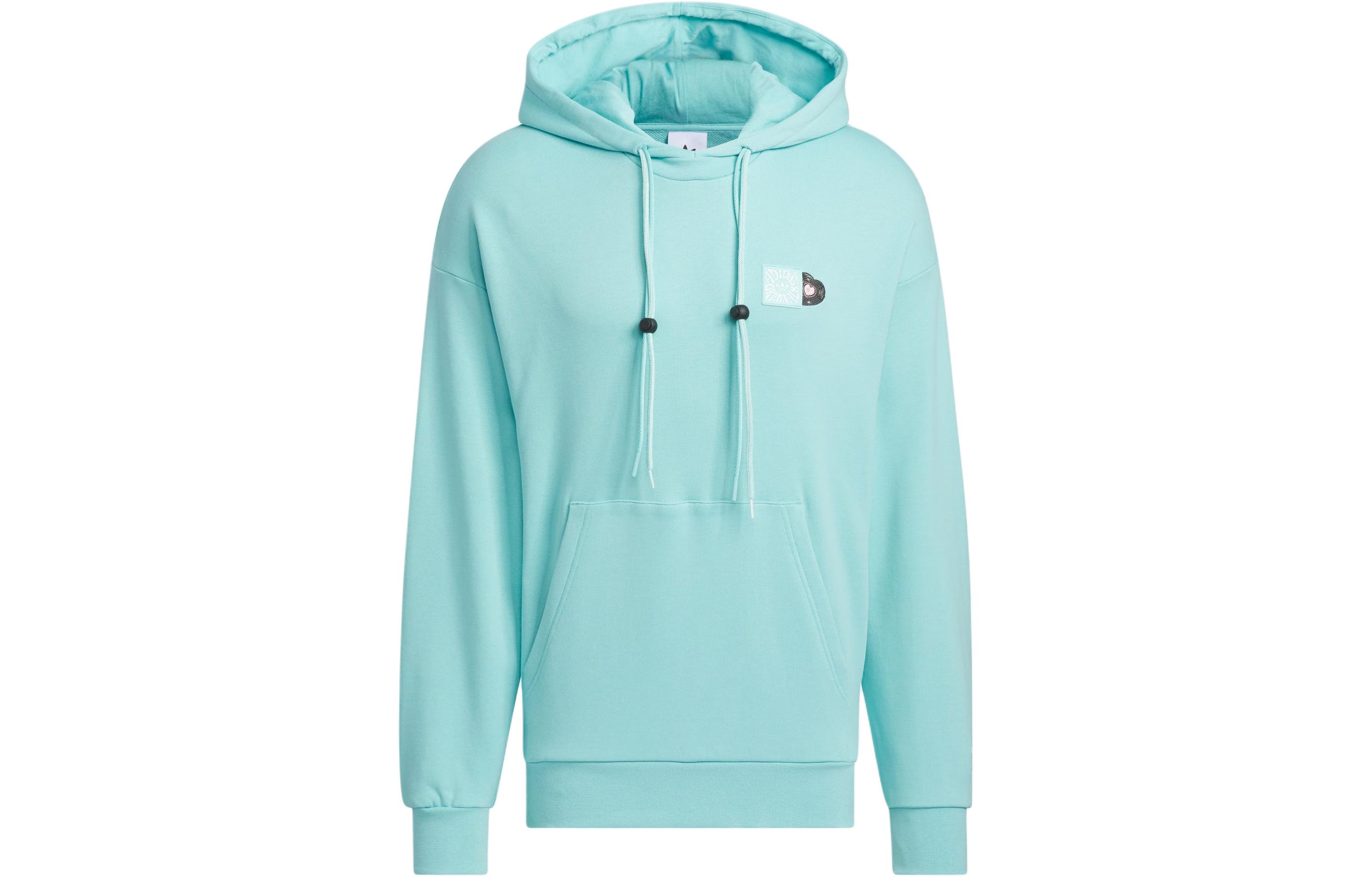 Adidas Originals V Day Hoodie Sweatshirt Unisex Simple Mint Green JE3475 M