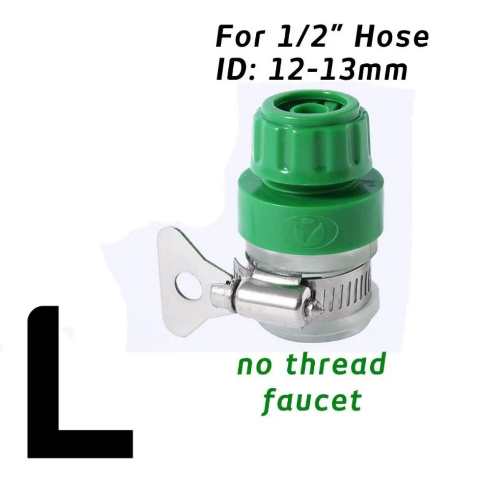 Garden Hose Quick Connector 1/2'' 3/4" Garden Water Pipe Car Wash Gun Joint Watering Pipe Fittings Pipe Connector Accessories