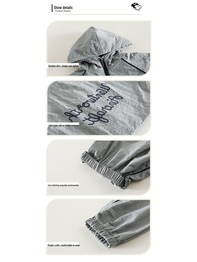 2025 Herbst Koreanisches Kinder-Zweiteiler-Set: Windjacke & Hose für Jungen und Mädchen