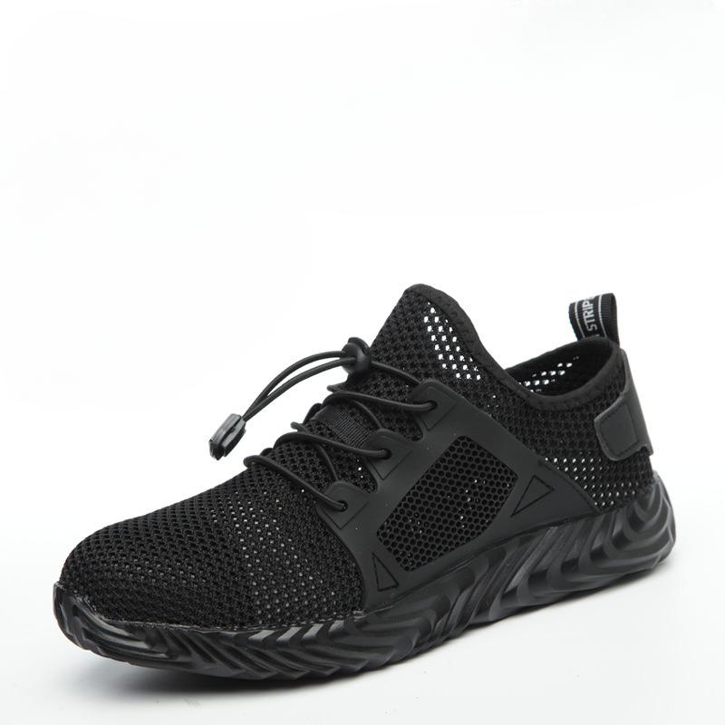 Labor Insurance Shoes, Anti-smash and Anti-piercing, Comfortable and Breathable Mesh Safety Protective Shoes