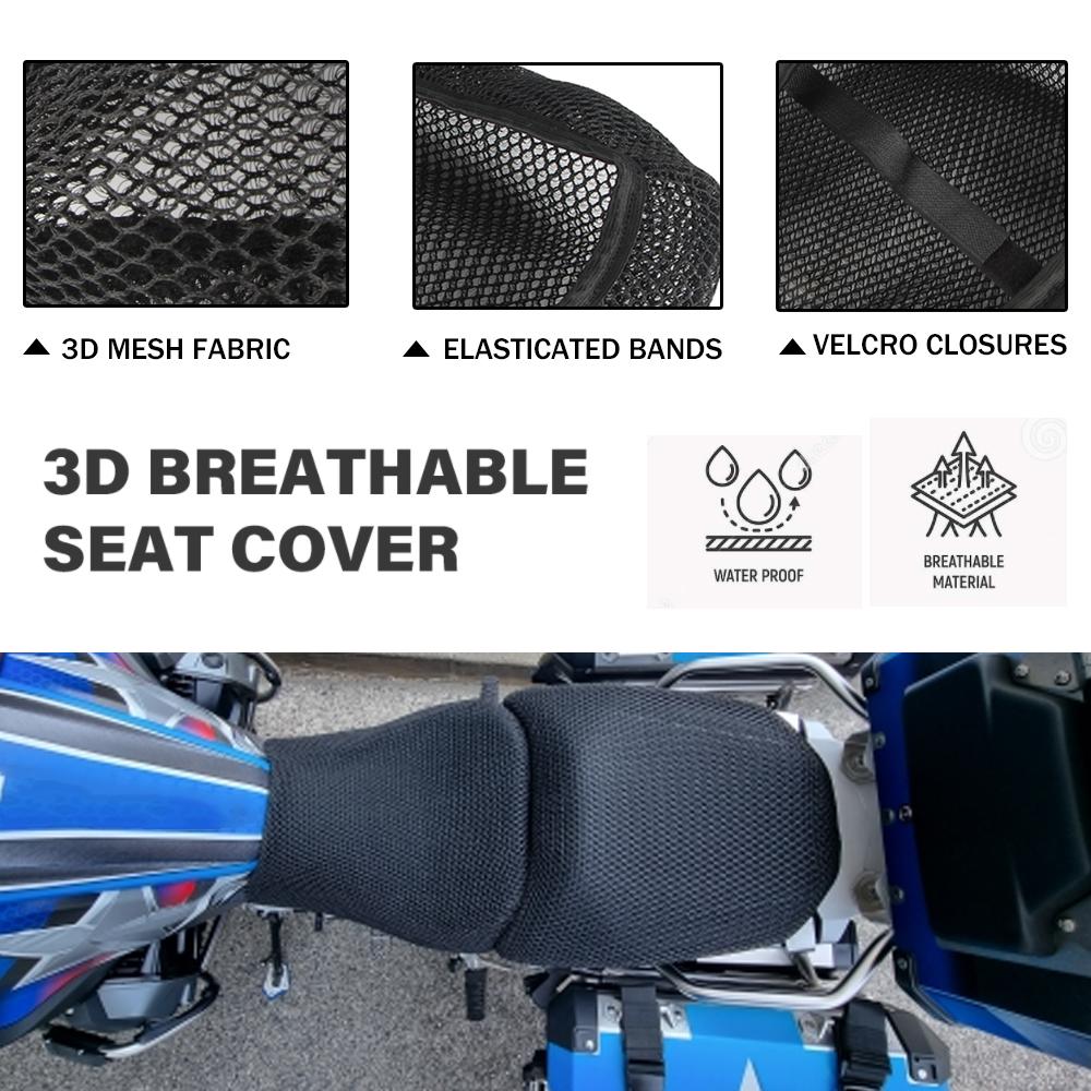 R1200GS ADV Motorcycle Cushion Seat Cover 3D Nylon Fabric Saddle Seat Cover For BMW R1200 GSA Adventure R 1200 GS LC 2013-2018