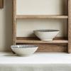 Japanese Retro Ceramic Bowl Creative Hat Bowl Household Tableware 7-Inch Vegetable Bowl Breakfast Bowl Noodle Bowl Wordy Powder Bowl