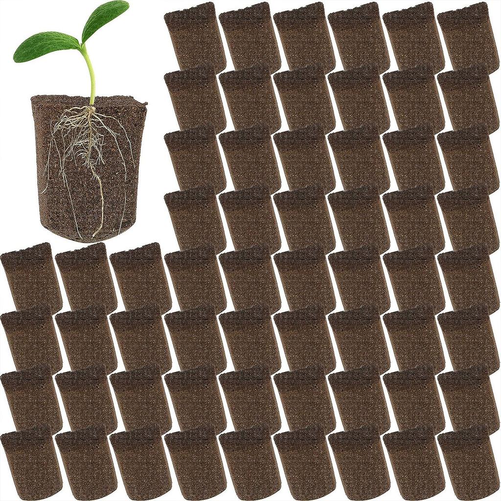 30pcs Plant Seedling Pot Inorganic Carbon Mud Planting Sponge For Seed Germination And Shaping Practical Gardening Accessories
