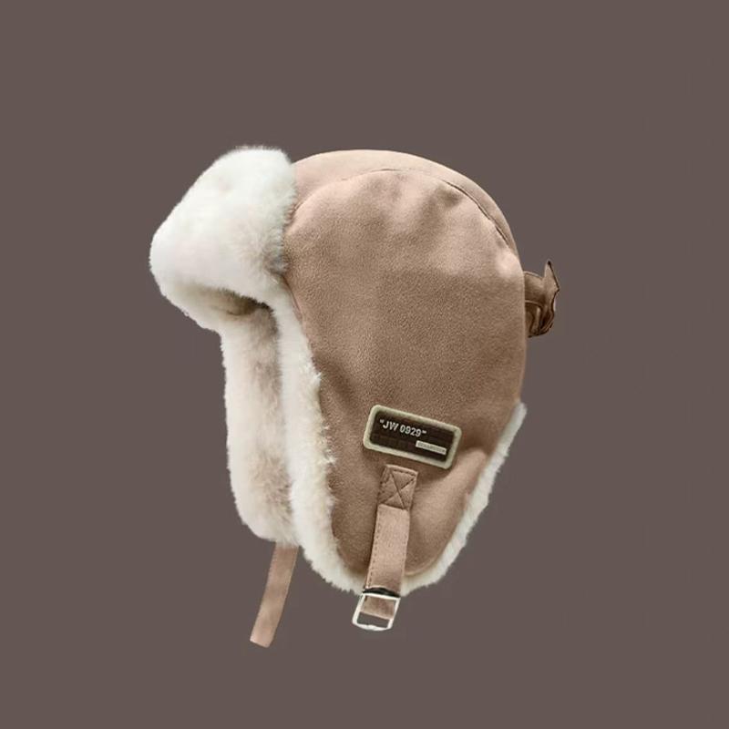 

Thick Warm Russian Ushanka Fur Hat Fashion Male Female Winter Outdoor Hat Black Grey Earflap Ski Russian Cap Bomber Hat Gifts One Size хаки
