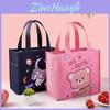 Cartoon Insulated Lunch Bag For Students And Office Workers With Aluminum Foil Material