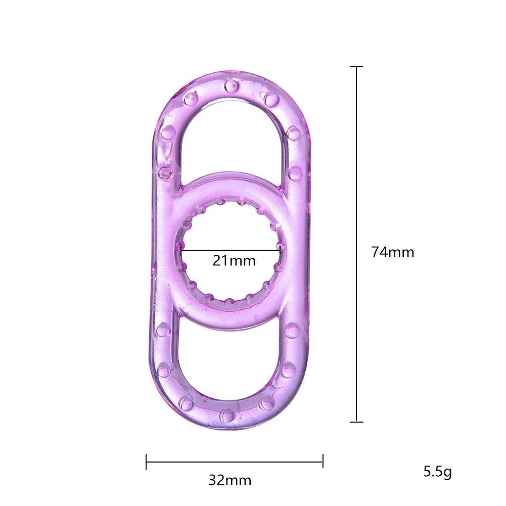 Silikon Penis Hülle zur Penisvergrößerung Schwanzringe zur Zeitverzögerung Intime Waren Dildo Kondome Wiederverwendbare Sexspielzeuge für Männer