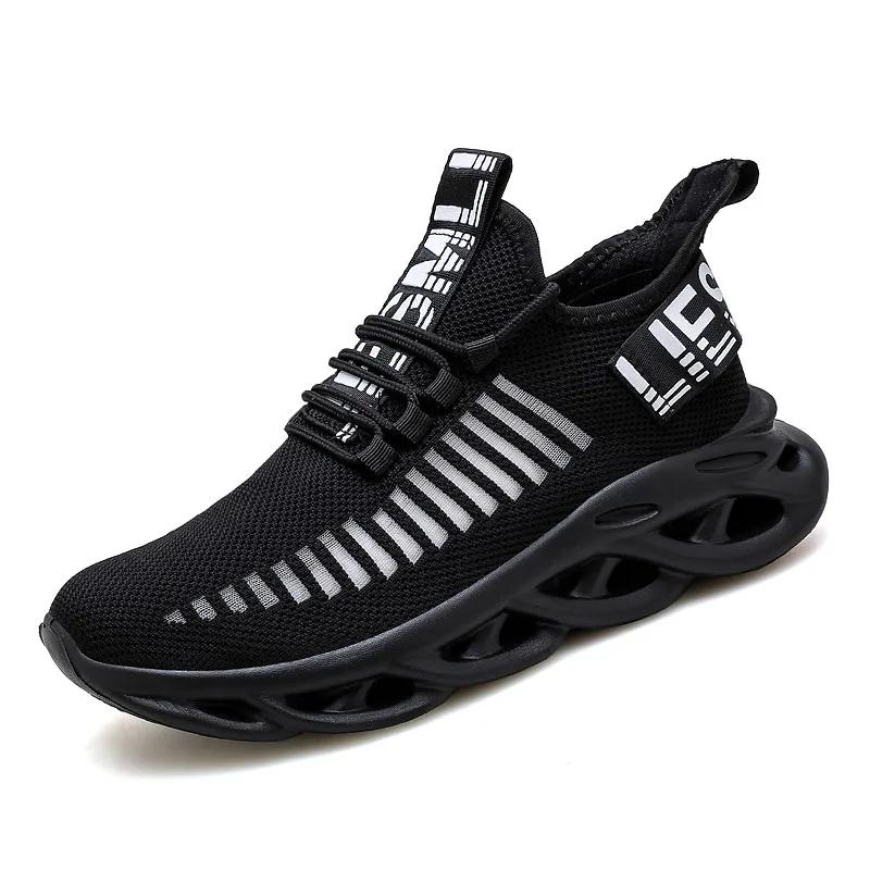 MAEDEF Men Shoes Comfortable Casual Sneakers Breathable Platform Running Shoes Man Mesh Tenis Sport Shoes Waling Tenis Masculino
