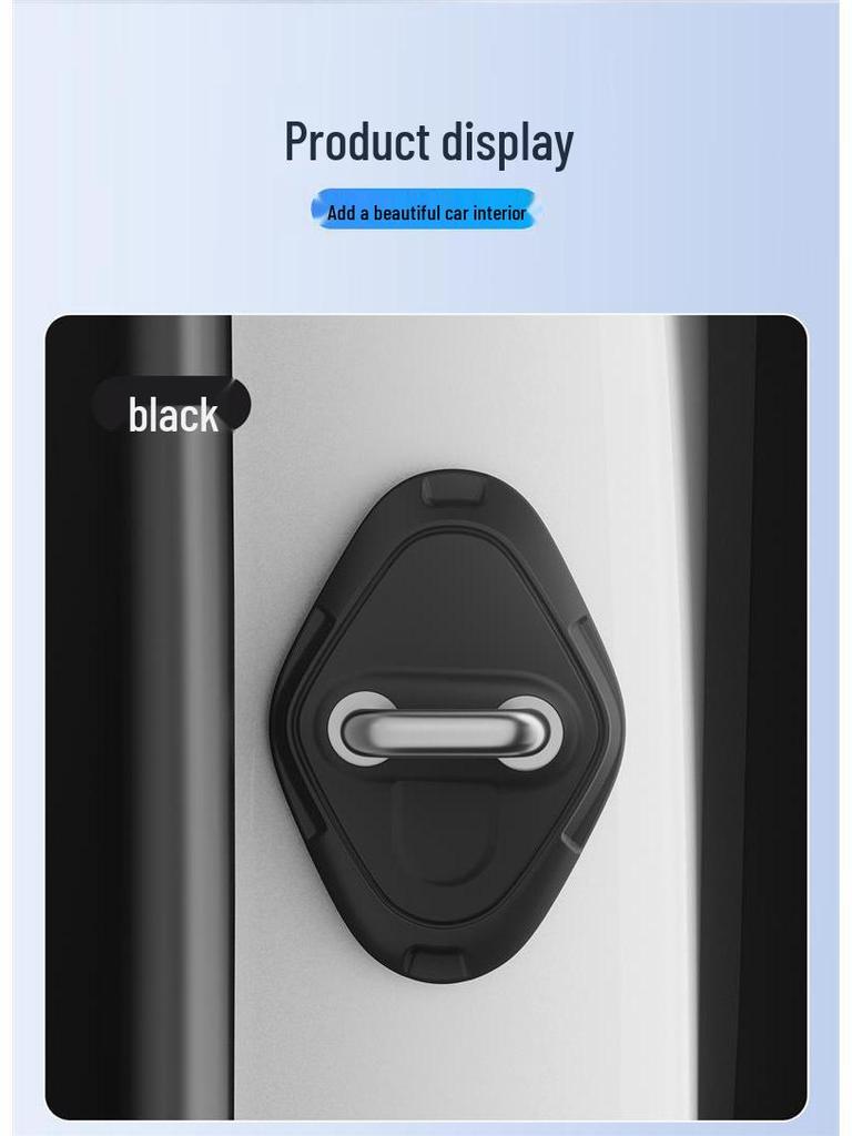 BYD Car Door Lock Silicone Protective Cover & Silent Buffer Pad