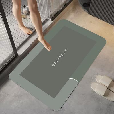 Tappetino in Diatomee Semplice Toilette Toilette Asciugatura Rapida Assorbente Tappetino per Piedi Casa Bagno Tappetino Antiscivolo