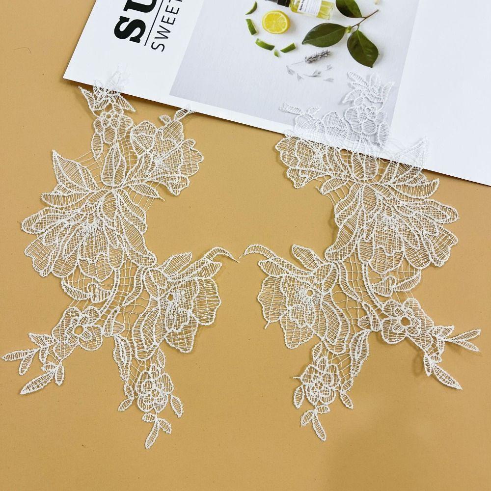 Dantelă Material Pânză Aplică Pânză DIY Meșteșuguri Aplica Pânză Decor Îmbrăcăminte Aplica Floare Cusut