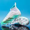 High-Top Football Shoes Men'S And Women'S Broken Nails And Long Nails Student Adult Grass Sports Competition Training Shoes