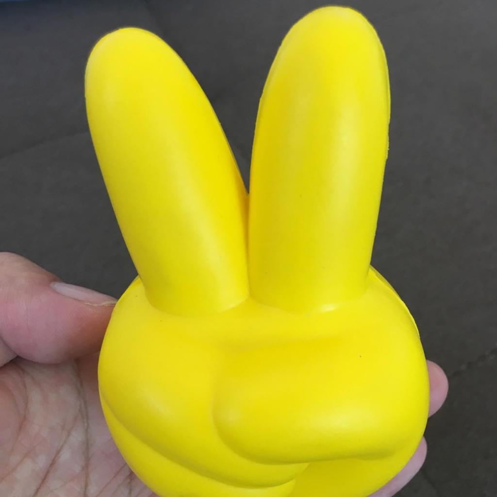 Hand Gesture Car Antenna Ball - Foam Roof Ornament, Exterior Styling Decoration | Creative