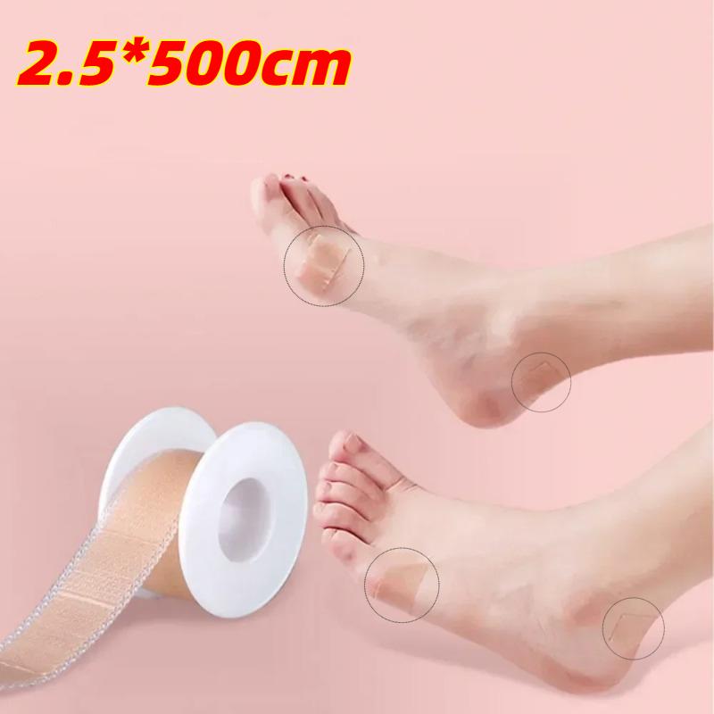 1/2/3Roll 5m/1m Gel Heel Protector Foot Patches Adhesive Blister Pads Heel Liner Shoes Stickers Relief Plaster Foot Care Cushion Grip