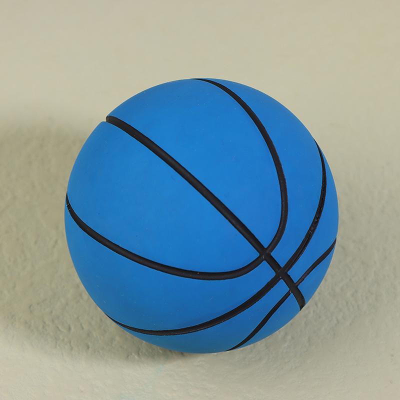 6Cm High Elastic Mini Rubber Basketball Decompression Hollow Elastic Ball Children'S Toy Outdoor Sports Beach Mini Basketball