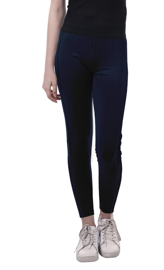 Moomaya High Waist Leggings For Womens Pull On Soft Yoga Pants-3W