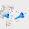 45659 Pairs Inflatable Earplugs Noise Reducing Hearing Protection Earplugs Waterproof