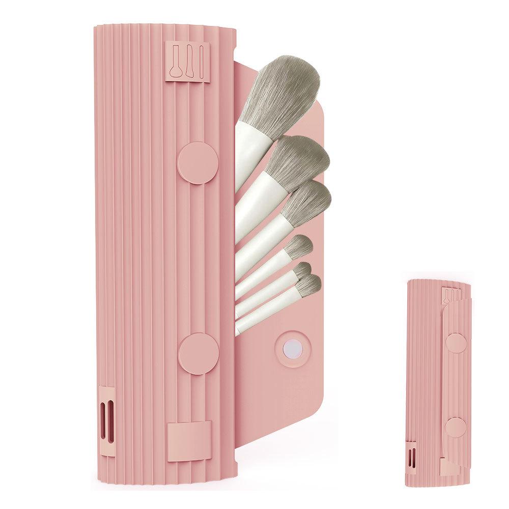 Tragbare Aufbewahrungsbox aus Silikon für Beauty-Eier – Staubdichter und atmungsaktiver Puderquastenbeutel