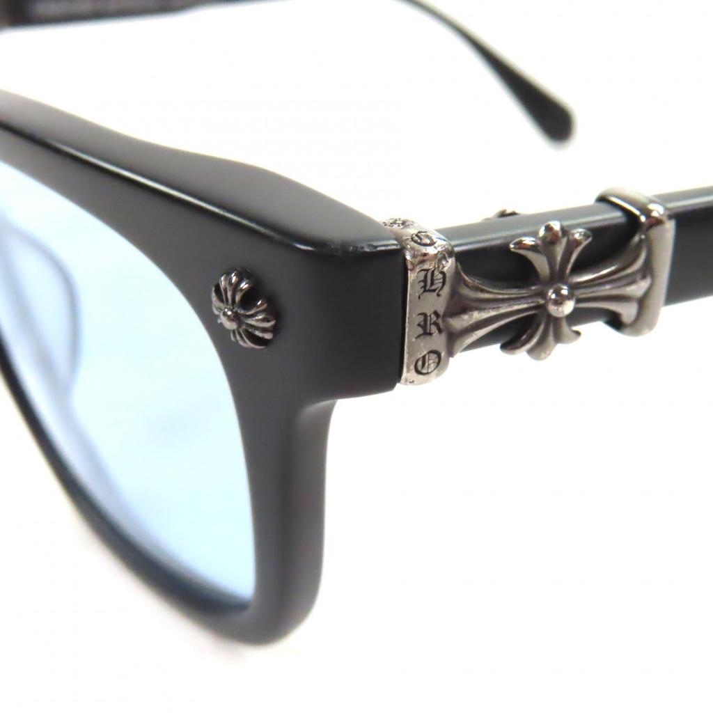Great CHROME HEARTS Sunglasses COX UCKER CH Cross Eyewear Matt Black 925 Mens Used