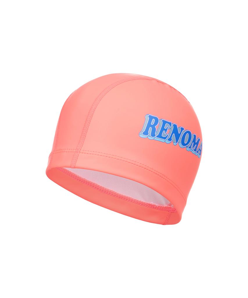 Lenomasuyeongbog Toys Adult Retro Text Pu Swim Cap Coral Ro-Rc2F002-Cr