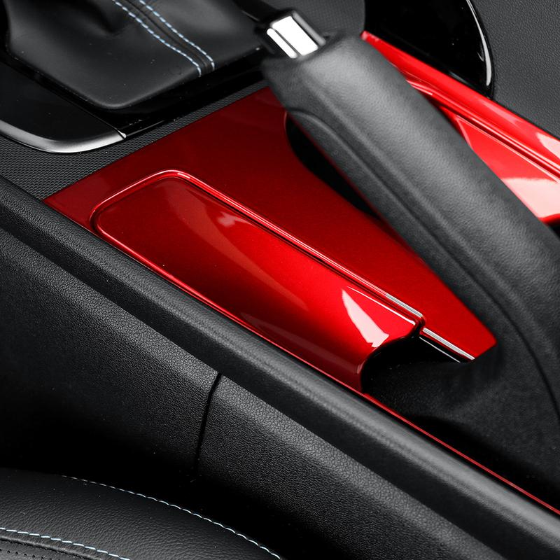 RHD/LHD For Hyundai Elantra CN7-N Line - Red Car Central Console Water Cup Holder Trim Cover Interior Styling