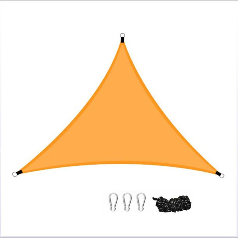 Outdoor Sonnenschutz Leicht Faltbar Wasserdicht Anti-UV Garten Terrasse Markise Baldachin Dreieck Abdeckung