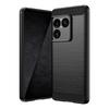 Carbon Fiber Brushed Soft TPU Case For Sony Xperia 1 VIII Case Soft Silicone Bumper Shockproof Cover For Sony Xperia 1 VIII
