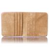 Italian IL PONTE cowhide leather ladies bi-fold mini wallet (Pink/Beige)