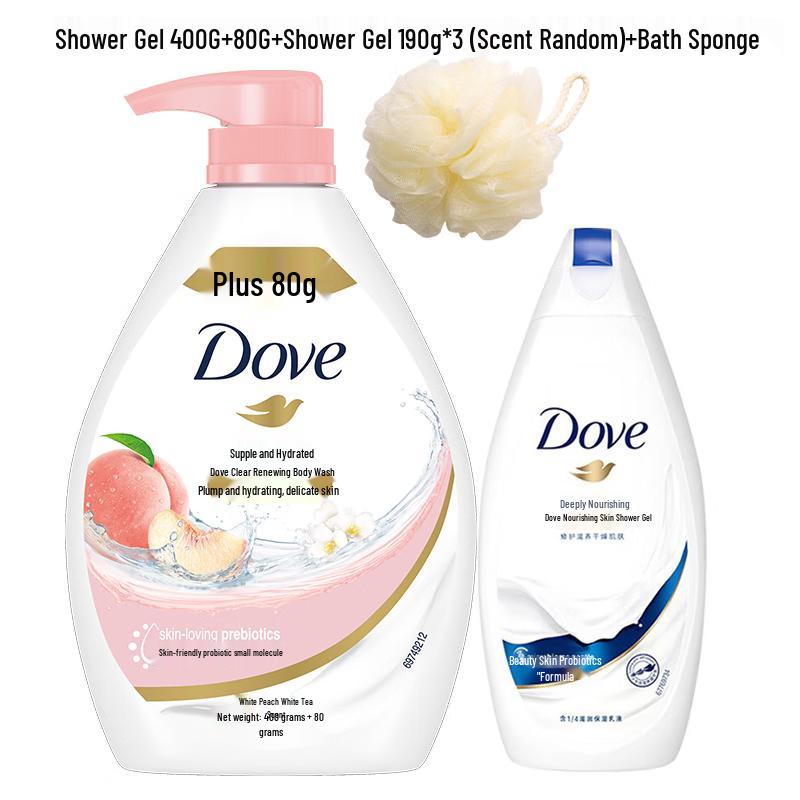 Dove Refreshing & Supple Skin Body Wash Set