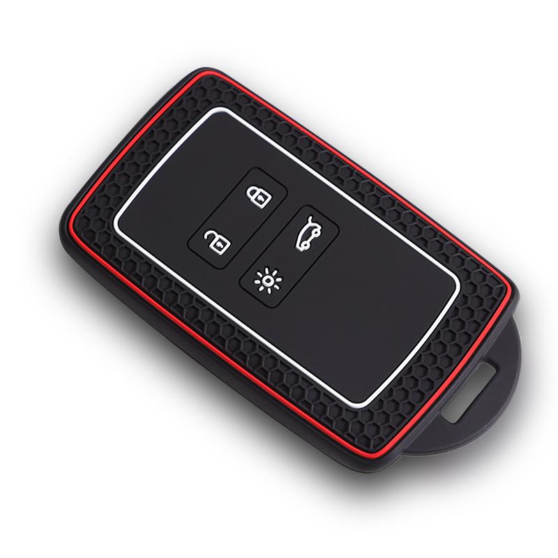 Silicone Car Remote Key Cover Case For Renault Koleos Scenic 4 Arkana Dacia Sandero Card Captur Megane Talisman Espace Clio Zoe
