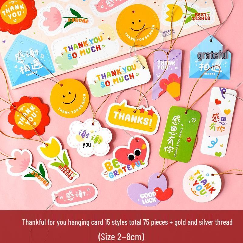 Thanksgiving Gift Tags for Kindergarten & Elementary Students - Perfect for Decorations & Pendants