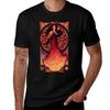 Fire Is Catching TShirt Basic Solid Color Casual Tee Shirt TShirt