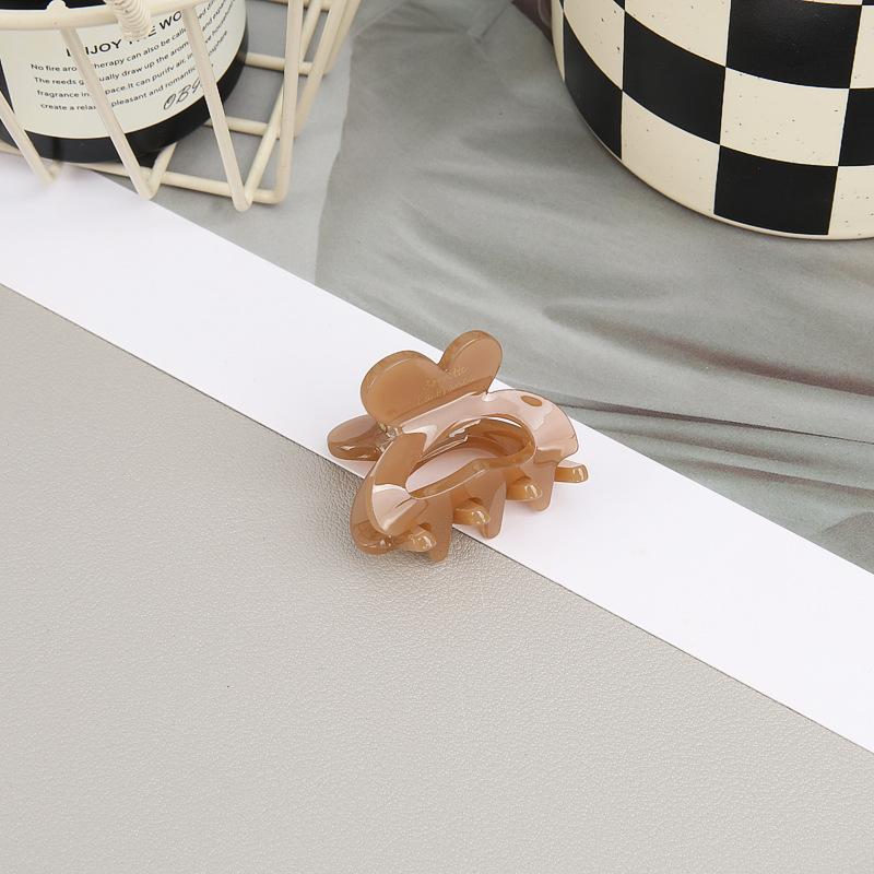 New Small Heart Hair Claw Clamp Acetate Hair Crabs for Girls Cute Heart Shaped Hair Clips Women Hair Accessories Hairpins Clips