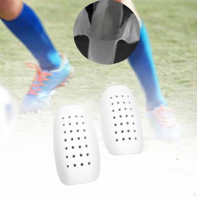 2 Stück Beinschutz Fußball Schienbeinschoner Tragbares Outdoor-Sport-Schutzset