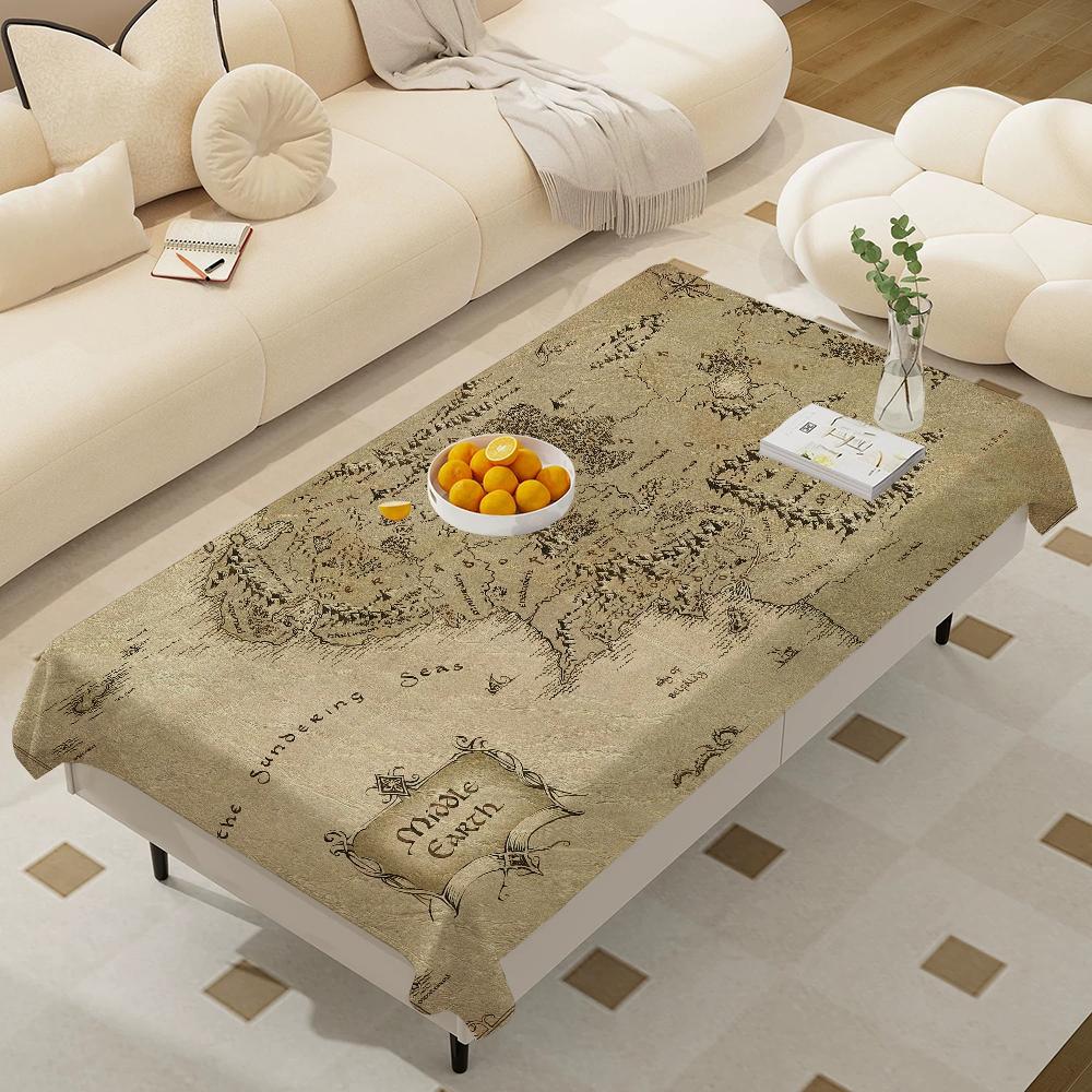 L-Lords Game Rings Home Tablecloths Dining Decoration And Rectangular Table Accessories Waterproof Cloth Anti-Stain