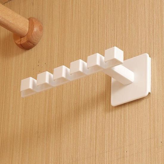 Wall-Mounted Cap Organizer Headband Holder Hat Bag Hanger with Multiple Hooks for Scarves Belts Hair Ties