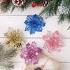 Year Decor Glitter Fake Flowers Christmas Flowers Christmas Tree Decorations Home Xmas Ornaments