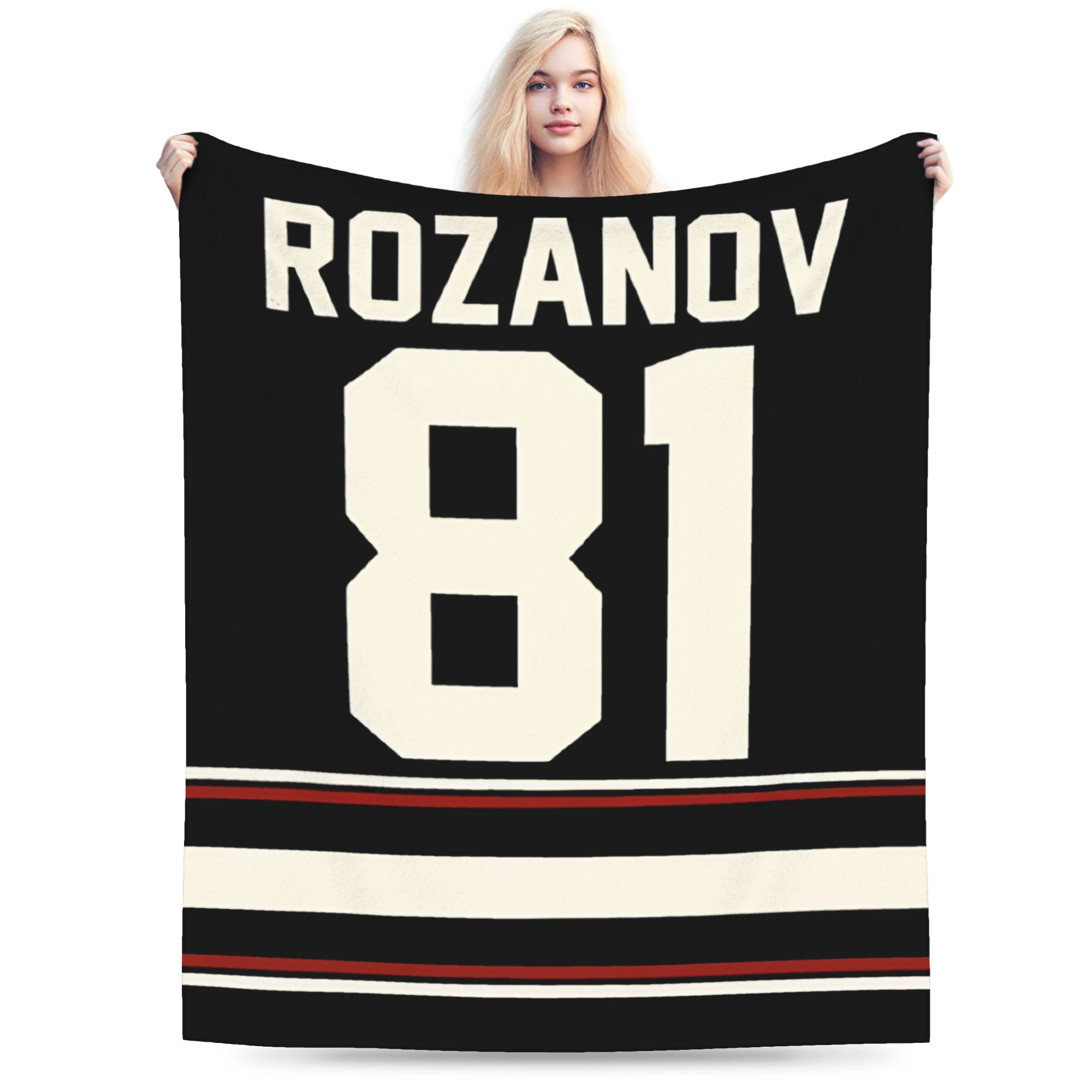 Hollanov Hockey Romance Blankets Heated Rivalry Flannel Awesome Warm Throw Blanket for Bedspread All Season 100x150cm