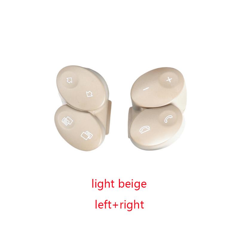 

Для Mercedes W211 W219 кнопки управления переключателем на руле автомобиля многофункциональные кнопки переключения для Benz E Cls Class светло-бежевый