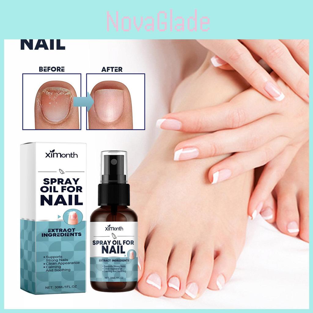Ximonth Nail Care Spray Nourishing Moisturizing Solution For Strong Healthy Nails 30ml
