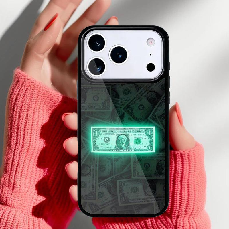 Money Dollars Cash Phone Case for iPhone 17 Air 16e 15 14 13 Pro Max Back Cover for 12 11 Pro Coque
