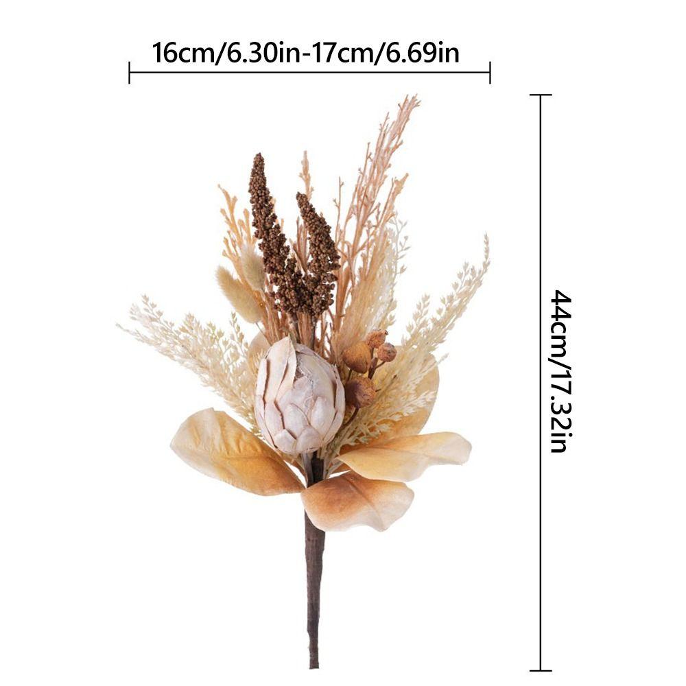 Cloth Artificial Flower Bouquet Colorful Leaves Simulation Flower  Home Decoration