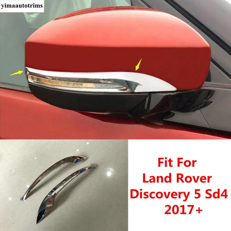 

Car Rearview Mirror Strip Protection Decoration Cover Trim ABS Chrome Accessories Fit For Land Rover Discovery 5 Sd4 2017 -