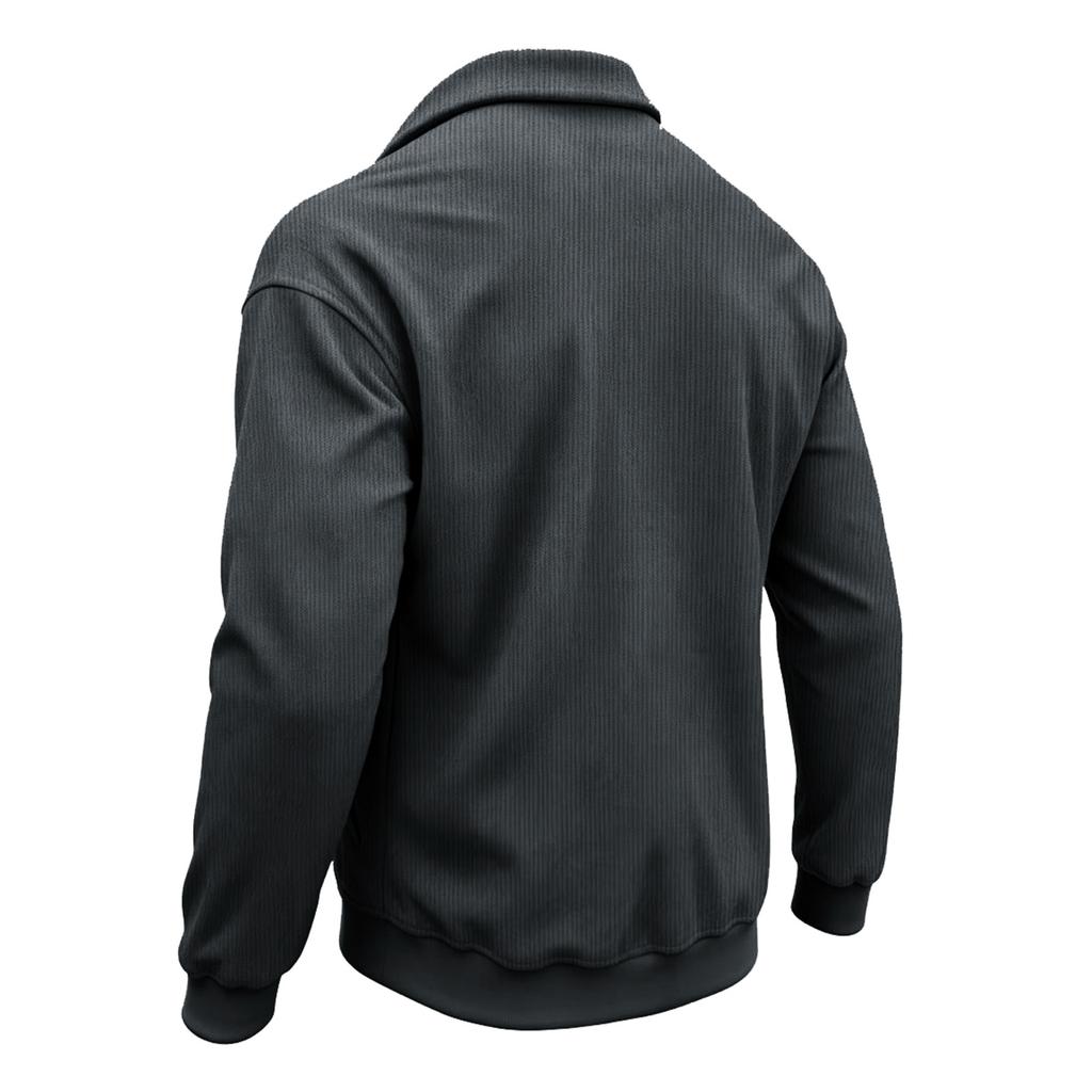 Herren Cordjacke Reverskragen Knopfleiste Seitentasche Vintage Amerikanisch Retro Lässige Oberbekleidung Herbst Winter Tägliche Jacken