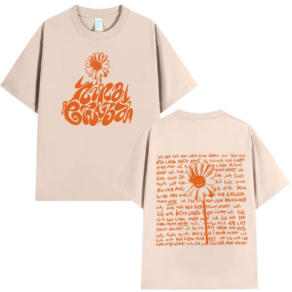 

Singer Nina Chuba Tour 2025 New Album T-shirt Men Women Hip Hop Oversized Cotton T Shirts Vintage Aesthetic Short Sleeve T Shirt XL хакі